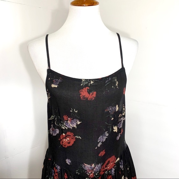 SOLD-Free People Floral Corset Skater Slip Dress - Picture 4 of 8